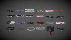 Chokers / Collars - low poly MEGA PACK