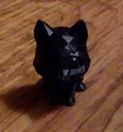 Cute low poly dog/German shepherd