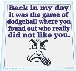 Dodgeball Sign