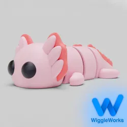 Flexi Articulated Axolotl (Multicolor)