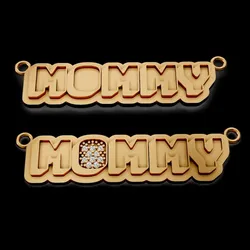 Jewelry & Accessories STL Descărcare - Mommy name pendant 2 3d - Christina3d