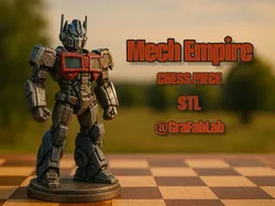 Mech Empire "King" - chess piece