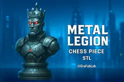Metal Legion "King" - chess piece