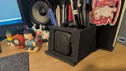 Mobile standby holder/Desk organizer, with slots for notebooks