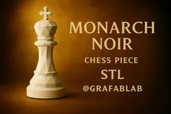 Monarch Noir "King" - chess piece