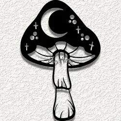 Other STL Download - hippie mushroom wall art home decorby Kaoz Kitten