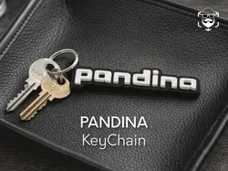 Pandina Keychain – 4 Logo Variants