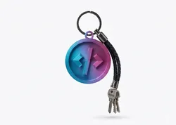 </> Programmer Keychain | Minimalist Coding Symbol Tag