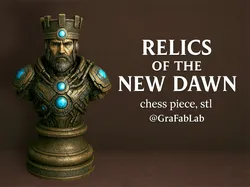 Relics of the New Dawn "King" - chess piece