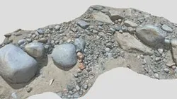 River Stone Pebbles Sand Rocks Scan