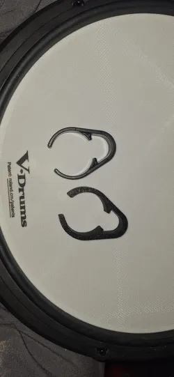 Roland V-Drums frame cable guide