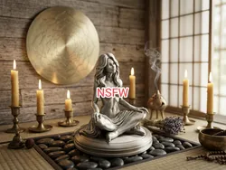 Sexy Sensual Zen Artistic Nude Figurine (NSFW)