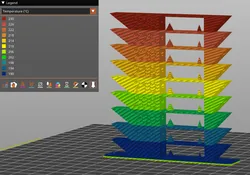 Temperature Calibration Tower for PLA (190 °C – 230 °C) – Creality Ender-3 V3 SE