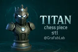 Titan "King" - chess piece