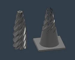Traffic Cone Spiral