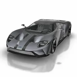 Vehicles & Machinery STL indir - Ford GT - 3DCARSALON