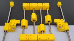 Voron 2.4 modified Z axis linear rod mounts and carriages