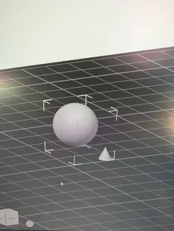 A printable ball or marble for use in projects
