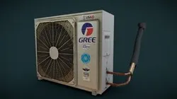 AC Outdoor Unit - Low Poly