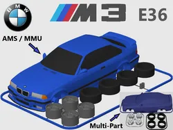 BMW M3 E36 Coupé Kit Card (1:24 scale)