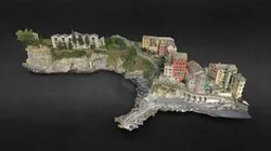 Cliff of the Ligurian Riviera