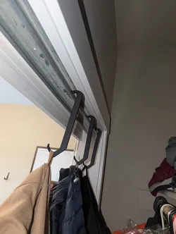 Closet Sliding Door Rail Coat Hanger