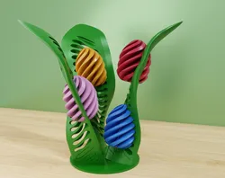 Easter Flower with Eggs