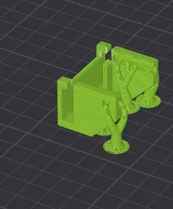 Ender 3 S1 Pro/Plus extruder ribbon cable guide