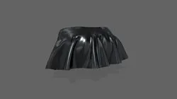 Female Micro Leather Skirt
