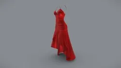 Female Straps Ruched Long Dress