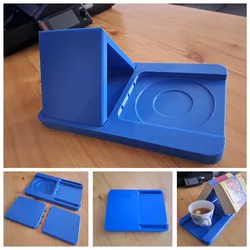 Foldable book and cup/mug holder / Skládací držák knihy a hrnku