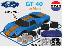 Ford GT 40 (Le Mans) Kit Card (1:24 scale)