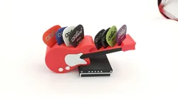 Guitar shaped pick holder (MMU/AMS not needed)