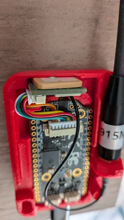 H1 iv Case for Heltec V4 + GPS (Modified Muzi Works H1)