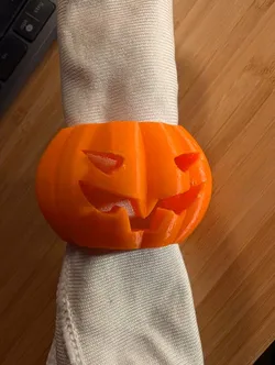 Halloween Pumpkin napkin ring