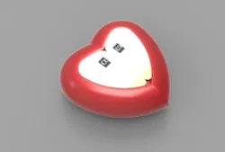 Heart-BOX 2.0, for 3D print & CNC milling