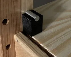 IKEA IVAR shelf safety locking peg (no screws needed)