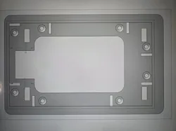 In wall locking version for inwall PI Display 2 - remix
