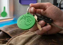 Keychain dragon - NO SUPPORTS - FAST PRINTING