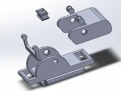 Latch belt buckle