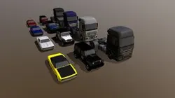 Low Poly Vehicle Mini Pack 2