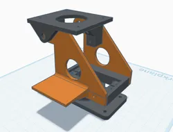 Pan-Tilt Servo Base - Updated with camera tripod mounts and sensor shelf