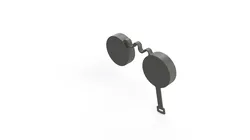 Protective eyepiece caps for «Nikon Sportstar EX» binoculars