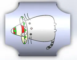 Pusheen cat ring