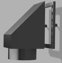 Qidi Q2 Poop Chute to Pipe