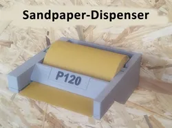 Sandpaper-Dispenser