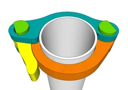 Strong quick-release tube clamp | pipe clamp