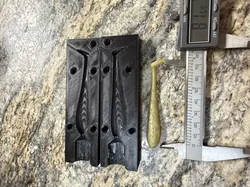 Swim shad bait mold