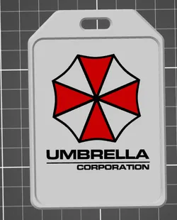 Umbrella Corp Luggage Tag