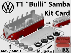 VW T1 Bus Samba "Bulli" Kit Card
